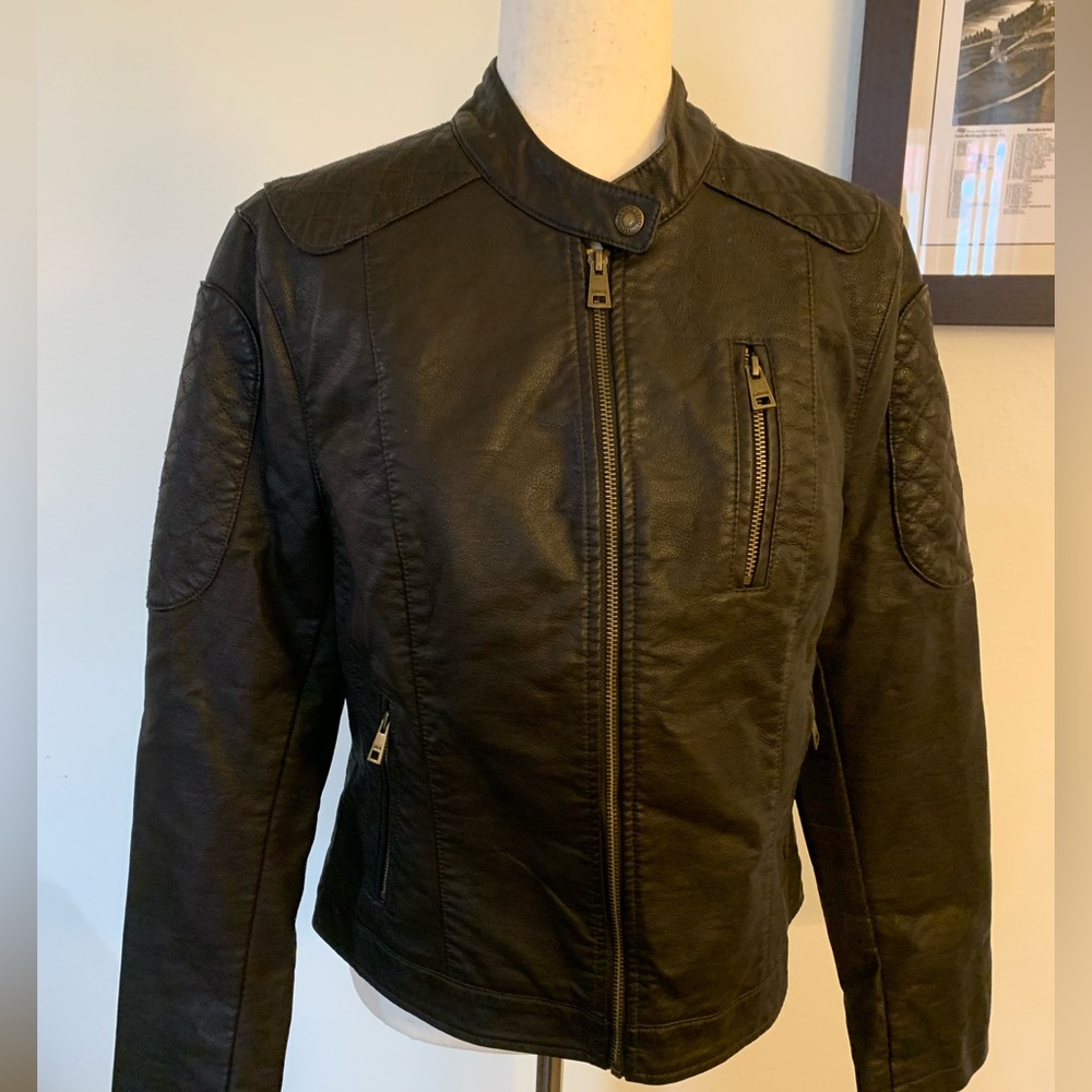 Levi Strauss & Co leather jacket -girl L size